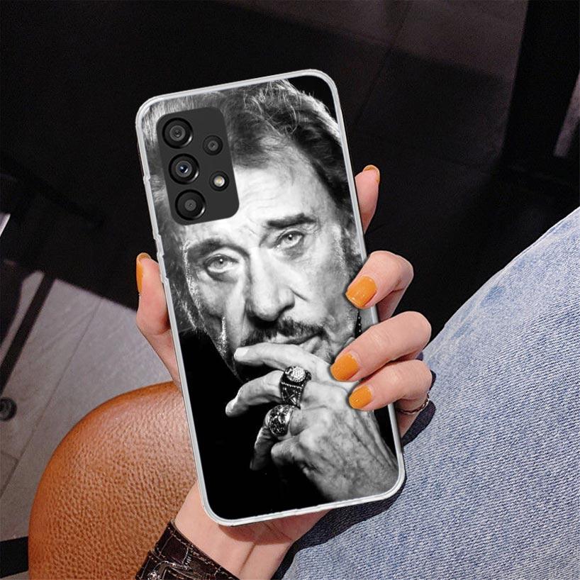 Johnny Hallyday Music Phone Case For Samsung Galaxy A17 A16 A15 A14 A13 A57 A56 A55 A54 A53 A37 A36 A35 A34 A33 A26 A25 A24 A23