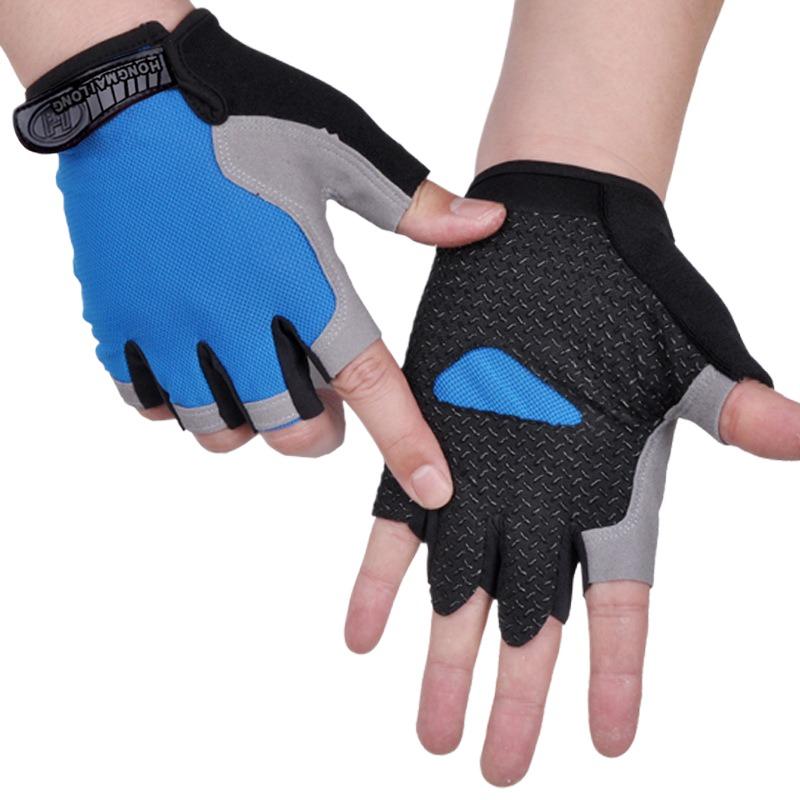 Fingerless Half Finger Gloves Breathable Bicycle Accessories New Gym Training Gloves  for Men Women