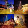LED Star Waterfall Lights Christmas Decorations String Lights Christmas Tree Ornaments for Home 2026 Navidad Natal New Year 2026