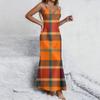 Sleeveless Plaid Maxi Dress for Women Casual Spaghetti Strap Sundresses for Women Summer Dresses Boho Dresses for Women 2026