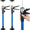 2 Pièces Tige de Support Télescopique Rapide Réglable 50-115cm Système de Support Troisième Main Robuste Capacité 40kg Poteaux de Support Antidérapants Jambe de Force pour Cadre de Porte Petite