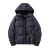 Men's 2025 Winter Hooded Down Jacket: Thick, Warm, Plus Size Casual Outerwear.