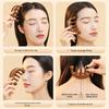 Sandalwood 4-in-1 Scalp Massager: Gua Sha, Meridian Dredging, Follicle Care Comb