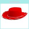 Conjunto Estilo Chapéu de Cowboy e Lenço para Crianças com Tecido Costurado para Eventos de Fantasia e Presentes