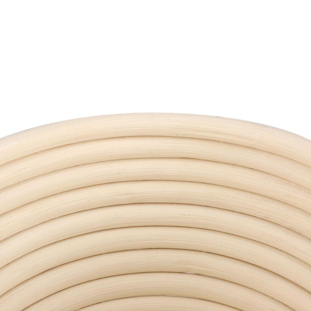 Washable Baking Bowl Round Deep Bowl Thickened Bread Container Cane Splint Breathable Hollow Dough Rising Bowl Kitchen