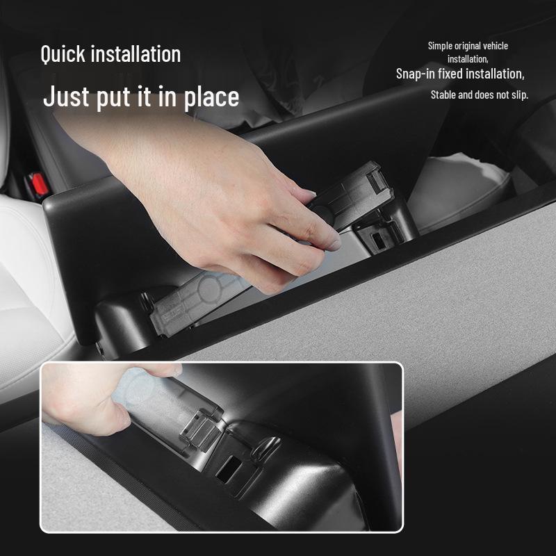 Tesla Model 3 Silicone Pad for Center Console Storage Box - Interior Decoration Accessory