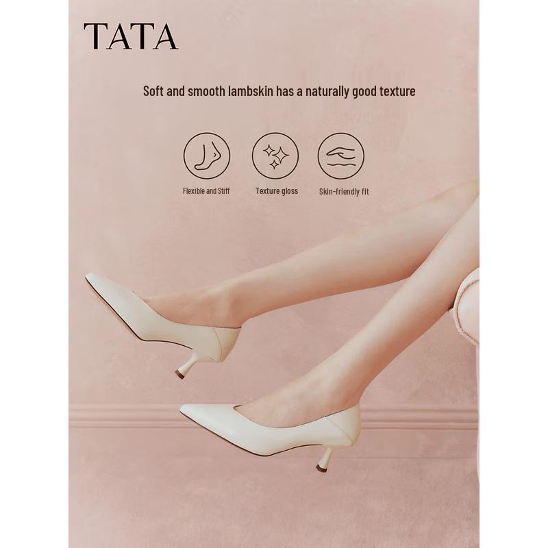 

TATA Women s Pointed Toe Flats 34