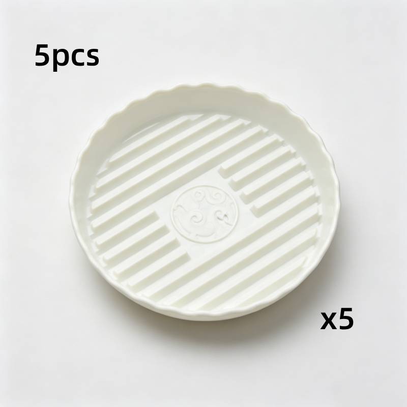 1/5pcs Flower Pot Tray Round Plastic Tray Heavy Duty Tree Flower Potted Planter Stand Rack Removable Moving Trays Garden Tools