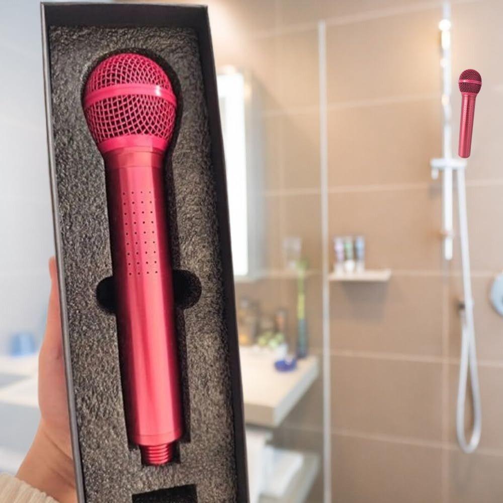 High-pressure Microphone-shaped Shower Head Funny Shower Sprayer New Showerhead Bathroom
