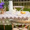 Romantic Embroidered French Lace Tablecloth Organza Vintage Table Linen White Table Cover Desktop Background