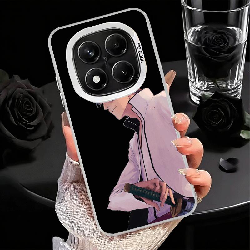 

Bleach Aizen Sousuke Soft Phone Case for Samsung Galaxy S24 S25 FE S26 Edge S23 Ultra S22 Plus S21 + Shockproof Cover Back Shell Redmi Note15ProPlus