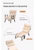 Dual-Use Reclining Office Chair: Foldable Nap Bed/Sofa Seat with Adjustable Backrest