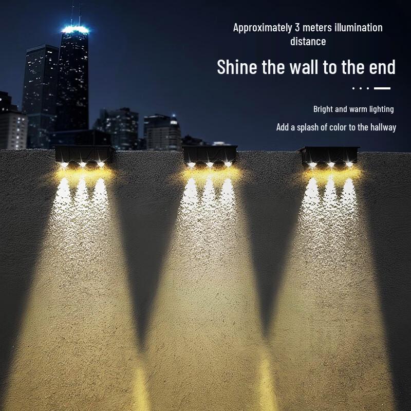 Nu Feng Solar Outdoor Wall Lamp