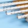 Transparenter Dreieck-Lineal 15cm Zeichen-Messwerkzeuge Gerades Messlineal Schüler Schreibwaren Schulsachen