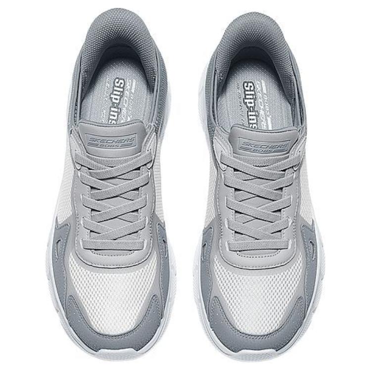 Skechers Bobs B Flex Comfortable Soft Low Top Casual Shoes Men Sneaker Gray 118314-GRY