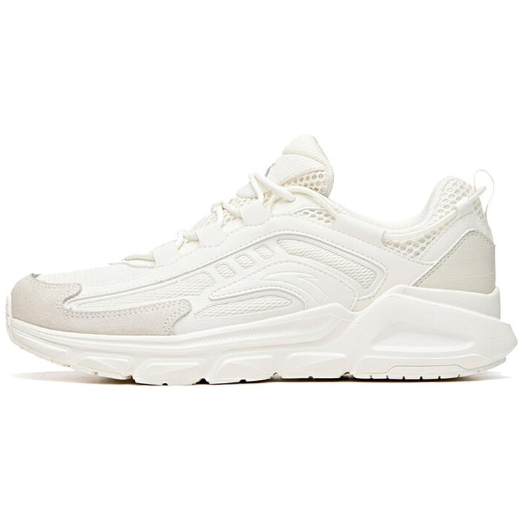

Anta Comfortable Cushioning Slip Resistant Abrasion Resistant Low top Running Shoes Men s Ivory White 912035581-6 40