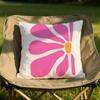 Blooming Flowers Cushion Cover Soft Reversible  Durable Pillow Cover  MultiScene Use for Home  Car Daily Comfort