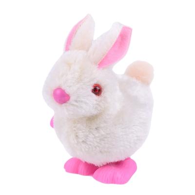 Pluh Bunny Oyuncakları Bebek Çocuk Peluş Oyuncaklar Zıplayan Kurmalı Paskalya Hediyesi