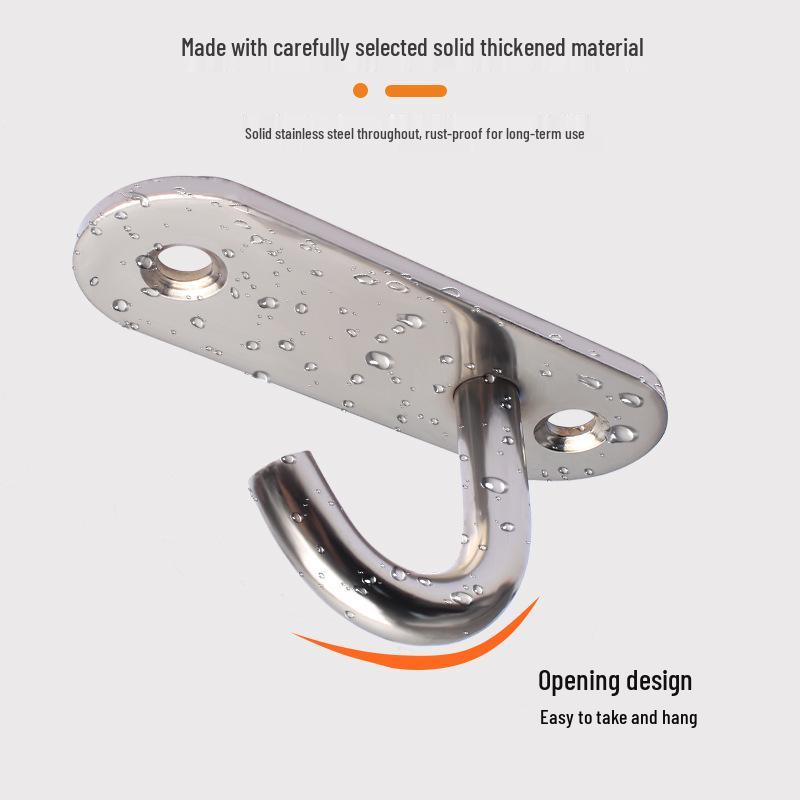 Black Stainless Steel Ceiling Mount Rotating Hook for Projector Screens