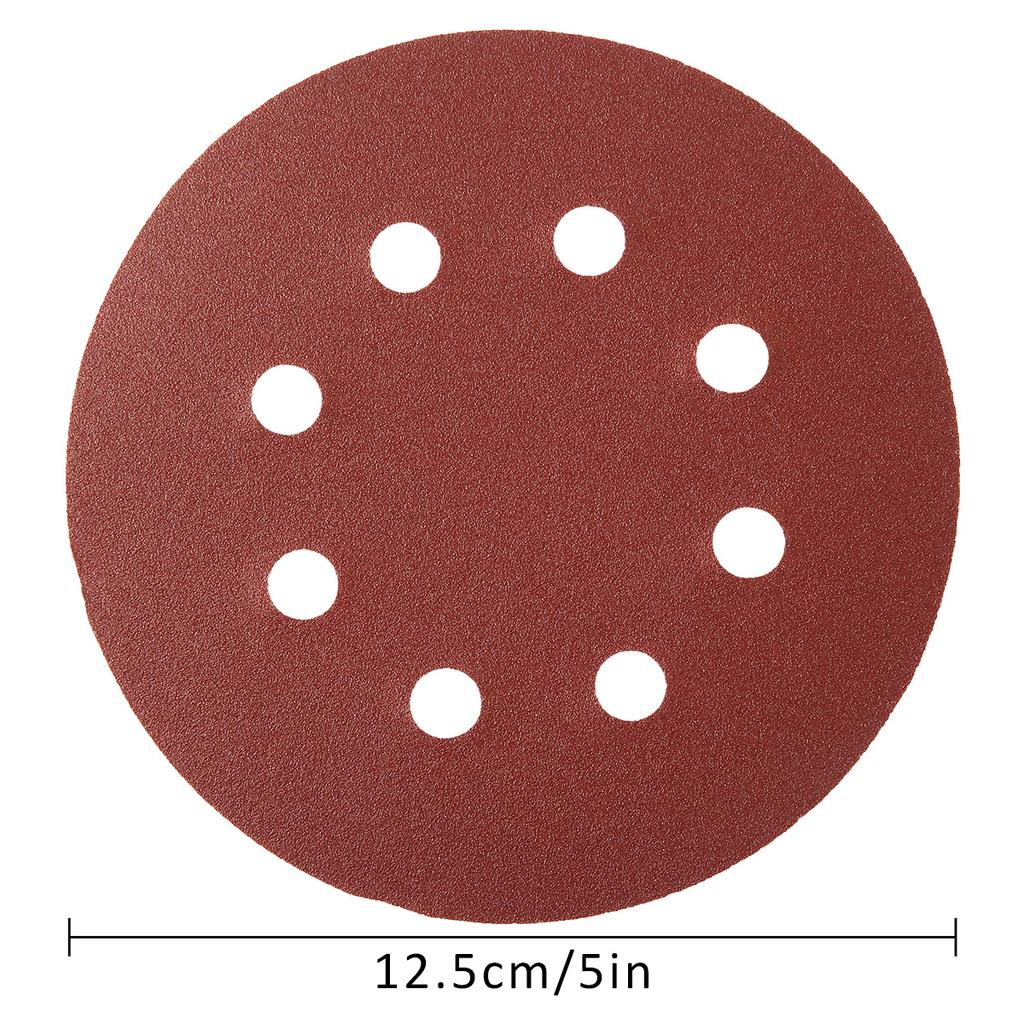 100Pcs 5Inch Round Sand Paper For Sanding Disc Grinder Sanding Sheet Car Polishing Sander Sandpaper Grit 800 1000 1500 2000 3000