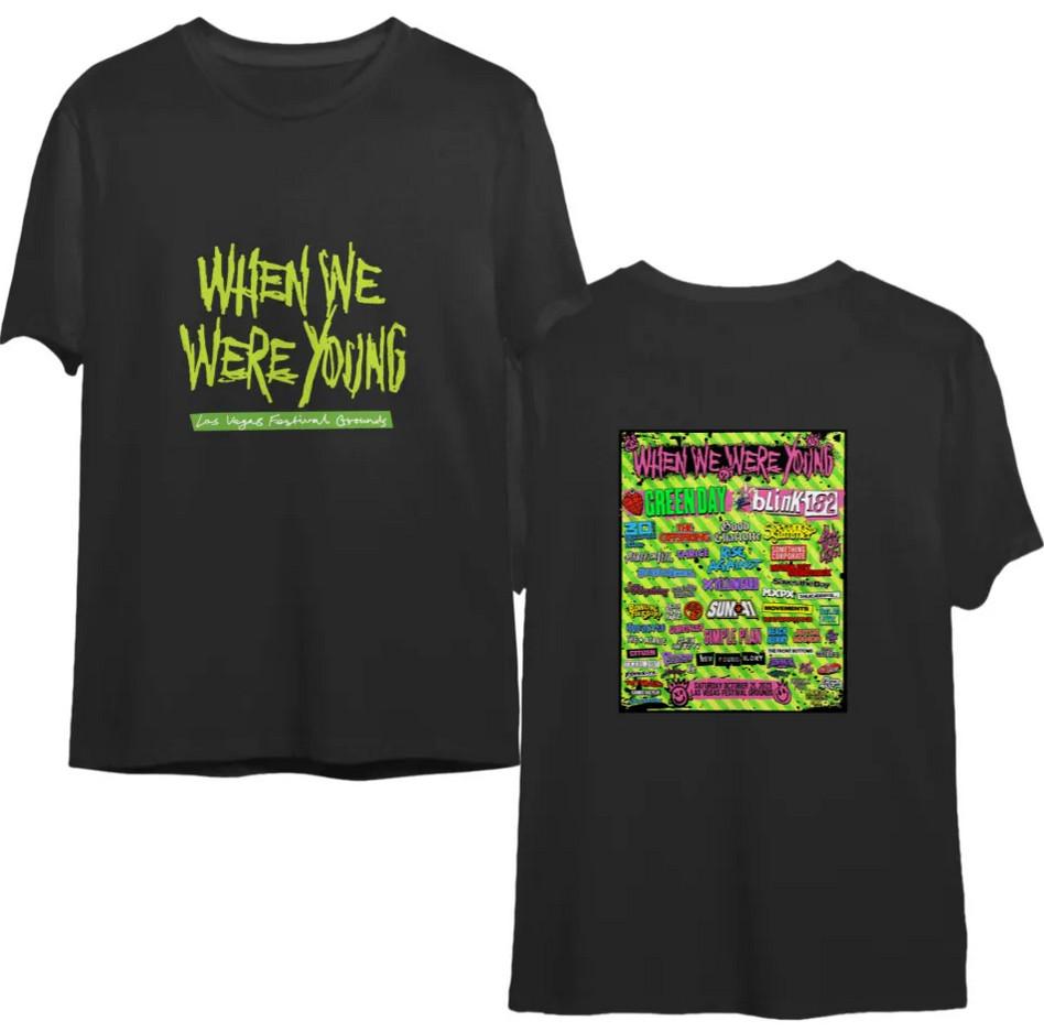 

Version 2 When We Were Young Festival 2023 Double Sided T Shirts L