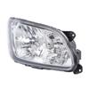 Conjunto de Faro Resistente a la Intemperie Material ABS PC Lente Transparente Reemplazo de Faro para Hino 500 Mega Ranger Derecho