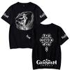 Divertente Maglietta Genshin Impact Fresca da Donna Uomo Girocollo Casual Unisex Streetwear Moda Tee