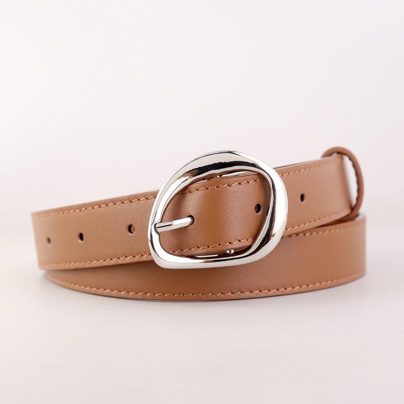 First Layer Cowhide Small Fashion Leather Belt Women'S Belt Decorative Belt
