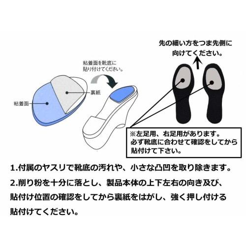 TTCH Palette Sole for Toes, Size Small [Protects Soles and Prevents Slipping] (5)