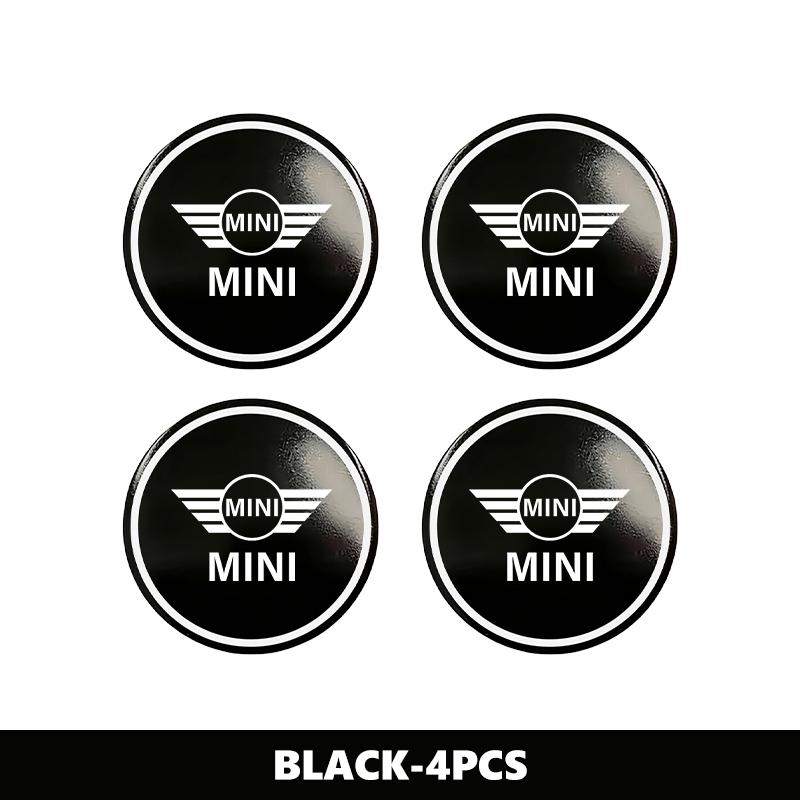 

4pcs Car Wheel Center Hub Cap Badge Logo Sticker Auto Decorative Accessories For MINI Cooper R55 R56 R57 R58 R59 R60 R61 JOHN
