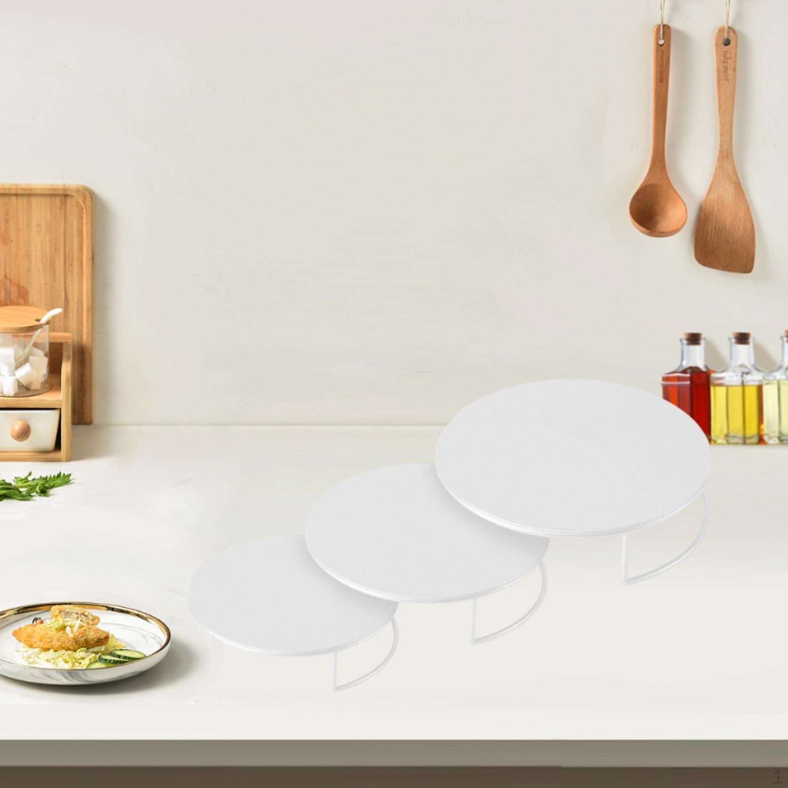 

3 шт. Підставка для торта Вітрина для фігурок і іграшок Підставки для кексів Підставки для шведського столу для випічки Кафе білий