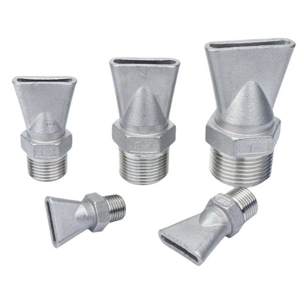 Corrosion Resistant Air Knife Spray Nozzle Flat Fan Spray Nozzle Industrial Water Jet