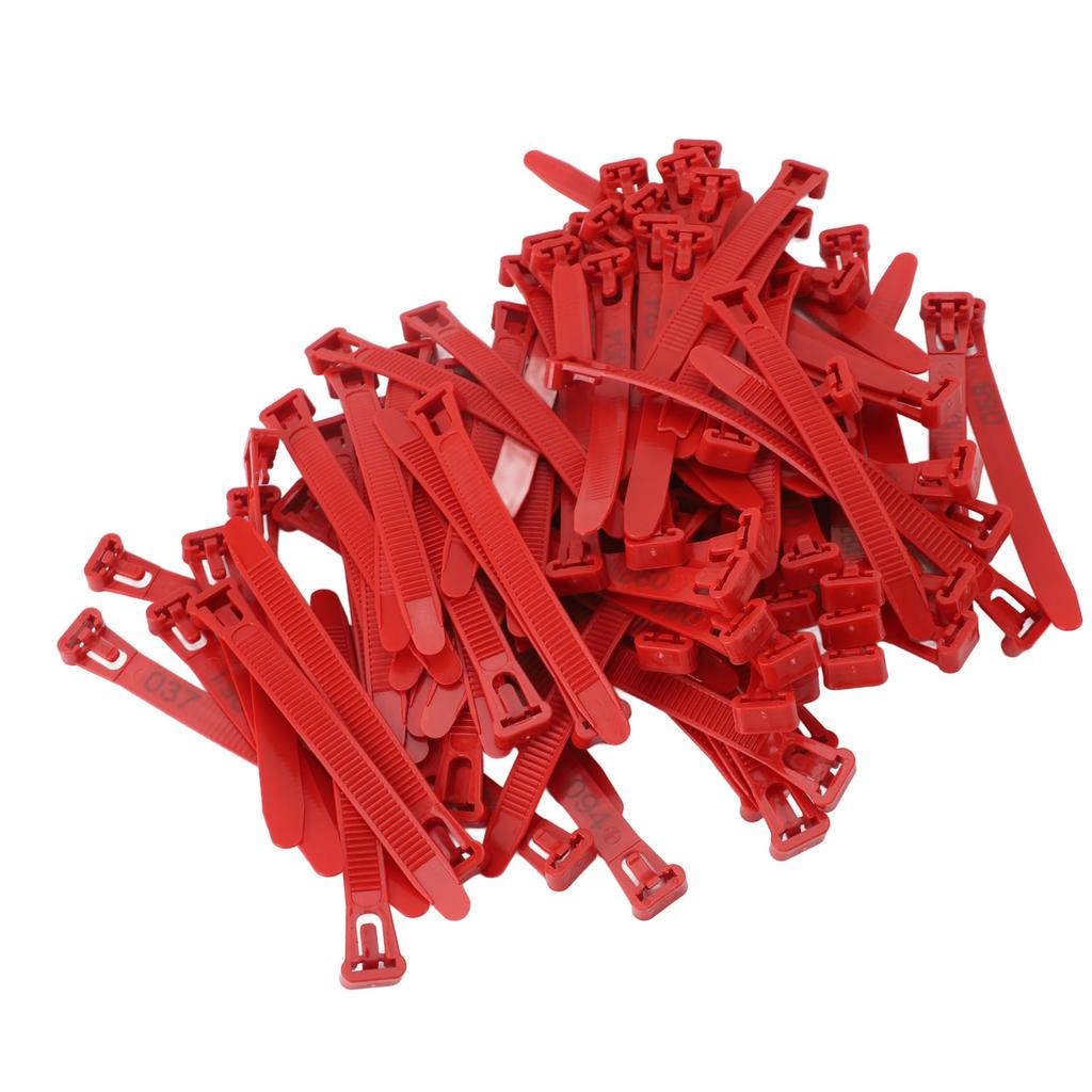 100pcs Chicken Leg Bands Adjustable Fadeless Numbered Poultry Identification Leg Tags for Duck