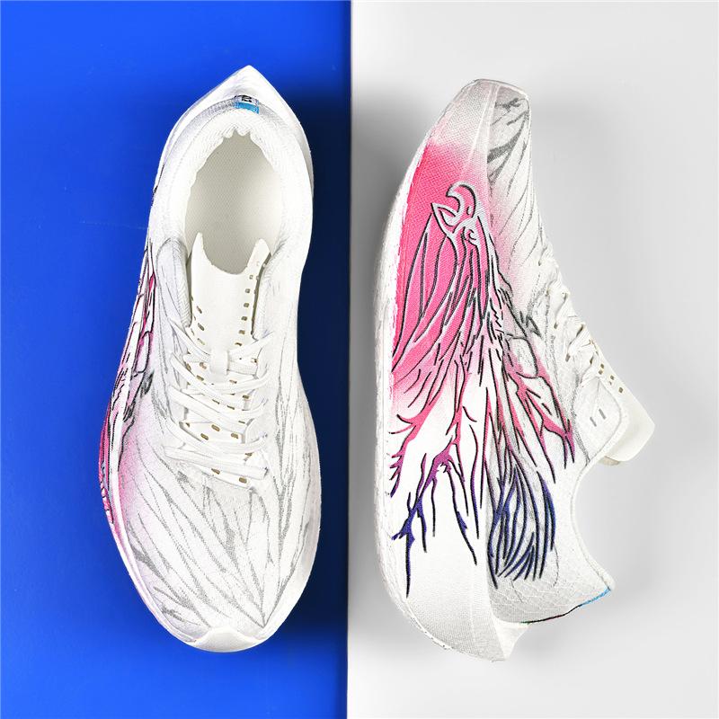 

Настоящая взрывная карбоновая доска кроссовки сердцебиение марафон карбоновая доска профессиональные гоночные мужские кроссовки для бега на длинные дистанции летние кроссовки 35