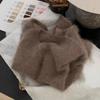 Premium Kamelmohair weicher wachsartiger Pullover Damen Herbst und Winter neuer Pullover Kaschmir Strickpullover Top