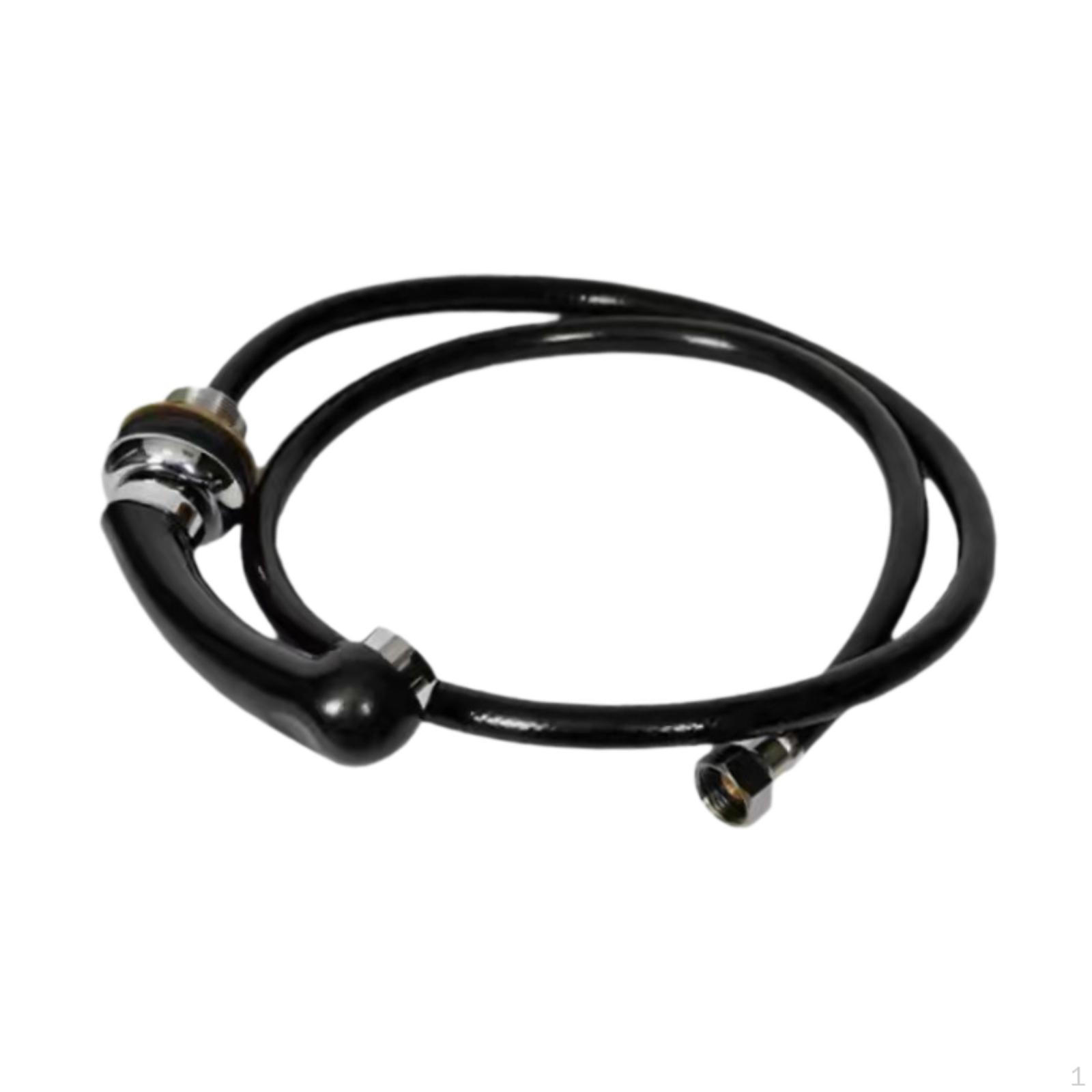 

Сменная головка распылителя для мытья шампунем в салоне, практичный и удобный шланг распылителя для крана, чёрный