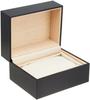 IGIMI Watch Storage Case, 1-Watch Display Case, Black Crocodile, IG-ZERO026A-1
