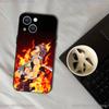 Fairy Tail Natsu Dragneel Phone Case For iPhone 17,16,15,14,13,12,11,Pro,XS,Max,XR,Plus,E,SE4,Mini Black Soft Cover