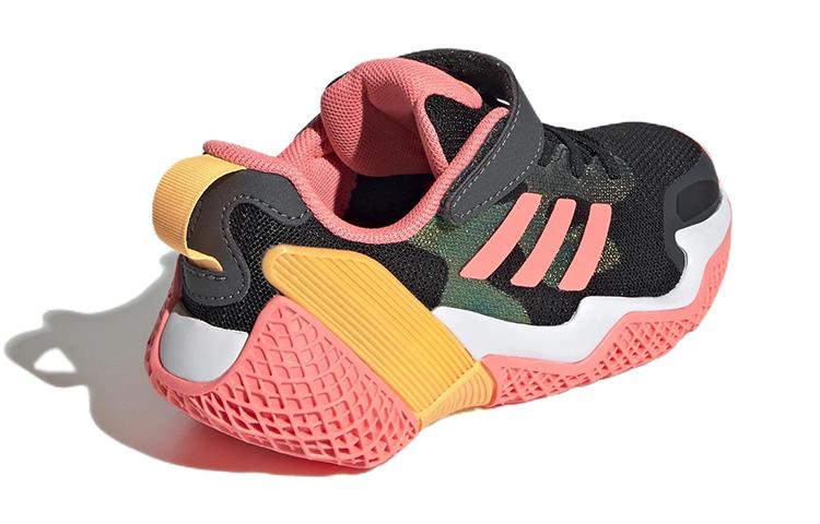 Adidas 4Uture Rnr El K Abrasion Resistant Low top Kids' Running Shoes Black Pink Kids' GV7874