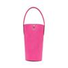 Épure 17 Snap Button Closure Short Handle Cowhide Bucket Bag Handbag Small Women's Purple 10161HYZ319