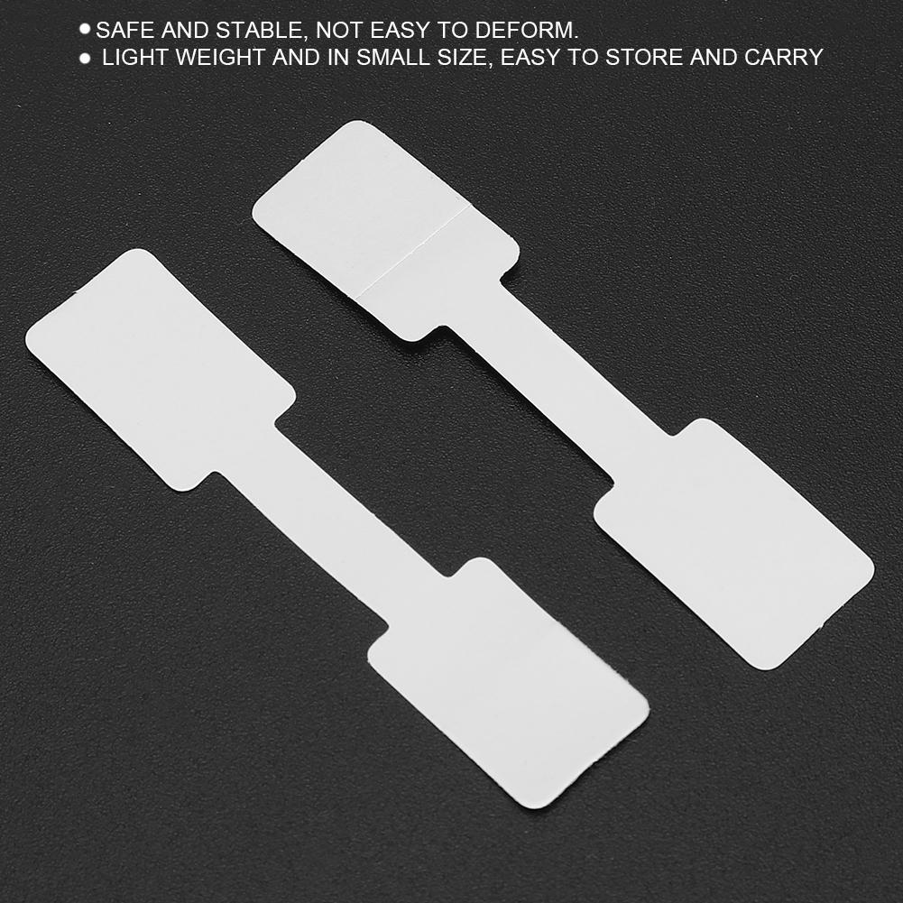 200 Stück Blanko Papier Preisetiketten Karte Ring Halskette Armband Schmuck Quadratische Anhänger DIY Handarbeiten