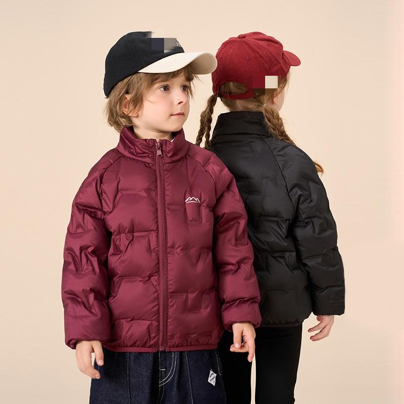 Children's White Duck Down Down Jacket, Parent-child Style, Large Children's Warm Inner Liner, School Uniform Artifact
