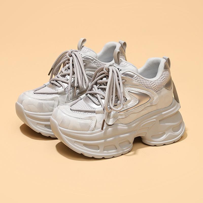 New shoes women's spring and summer new heightened platform casual versatile trend sports shoes muffin shoes women