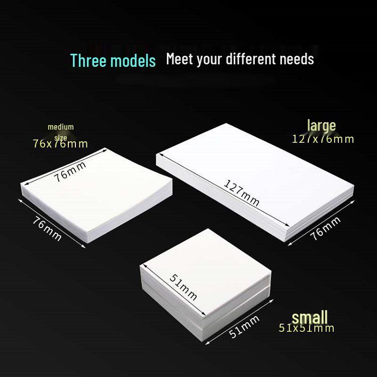 Dental Materials Double-Sided Disposable Cement Powder Sampling & Mixing Paper 51x51MM