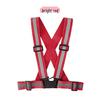 High Visibility Reflective Elastic Safety Vest with Shoulder Strap