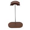 Walnut Headphone Stand Headset Holder with Aluminum Alloy Supporting Bar Wood Base for Gaming Headph