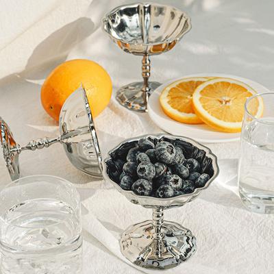 Ice Cream Cup Fruit Bowl Stainless Steel Food Container Afternoon Tea Pudding Dessert Cup Snack Dish For Bar Party Tableware