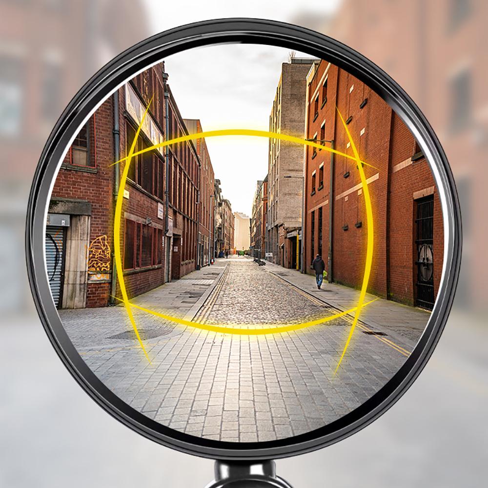 2ks Nastavitelná Otočná Jízdní Kolo Motocykl Pomocná Zpětná Zrcátka Montáž na Řídítka Širokoúhlá Konvexní Cyklistická Zpětná Zrcátka