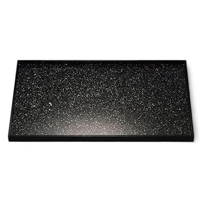 Strieborné lakované výrobky Vyrobené v Japonsku J-kitchens Podnos, 42 cm, (ABS živica),