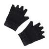 1 Pair Fingerless Gloves Unisex Nylon Compression Gloves Breathable for Daily Living Nude